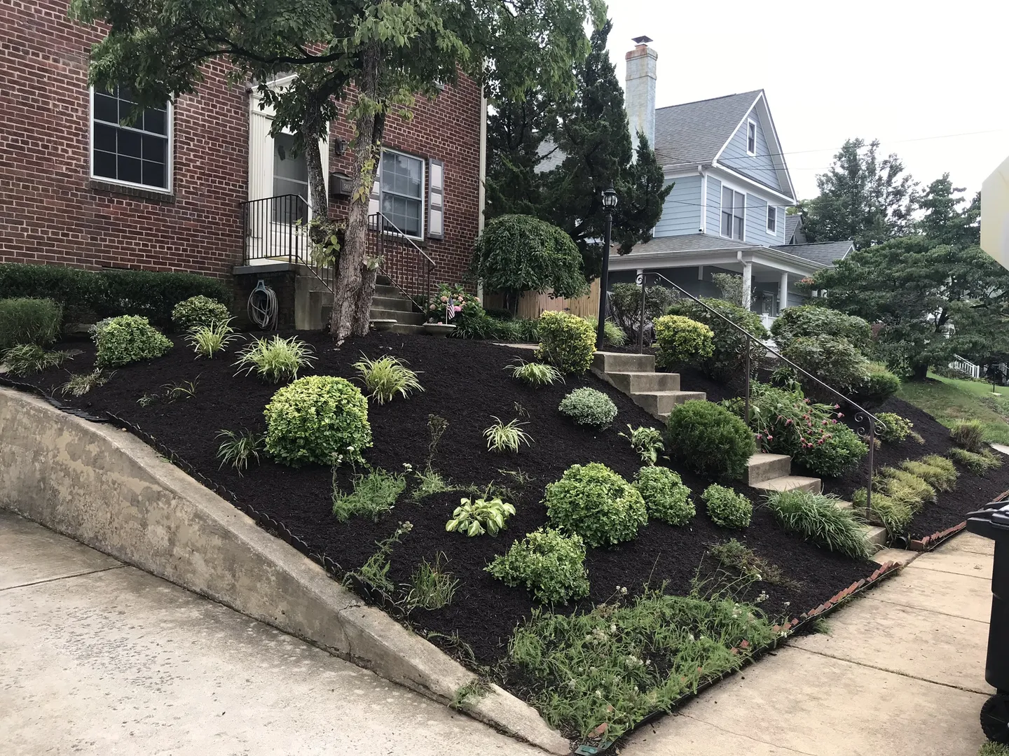 Professional Mulching In Arlington After Picture